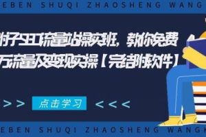 附子seo：2021年附子SEO流量站实操‬班，教你免费获得百万流量及变现实操（完结附软件）