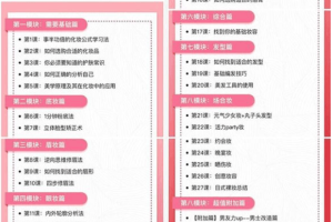 化妆教程：零基础化妆美颜术30课