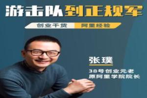 张璞：阿里巴巴成功之道，创业成长干货19讲