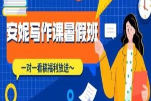 安妮写作课百度云(第2、3期)