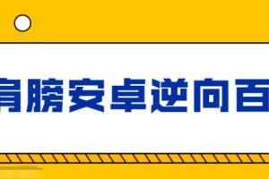 小肩膀安卓逆向_小肩膀Android逆向课程（105集完整原版）