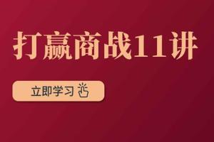 打赢商战11讲资百度网盘（mp4 pdf）