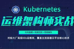 Kubernetes K8s架构师集训营教程【高级班】