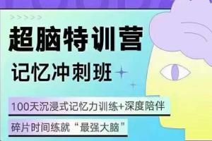 卢菲菲记忆法：2021菲常记忆超脑特训营34期（百度网盘）