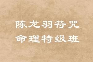 陈龙羽·符咒命理特级班(13课 讲义)