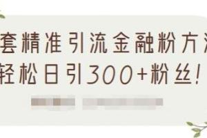 金融行业精准引流推广文案，轻松日引300 粉丝