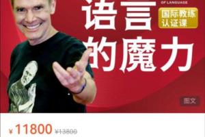 罗伯特·迪尔茨：语言的魔力国际教练认证课6天班（2021年）