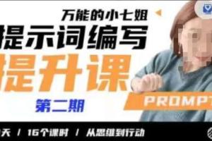 小七姐的提示词编写提升课