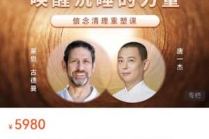 莱恩古德曼&唐一杰·信念清理重塑课,解除自我封印,唤醒沉睡的力量