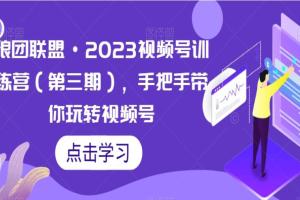 狼团联盟·视频号训练营第三期（2023）