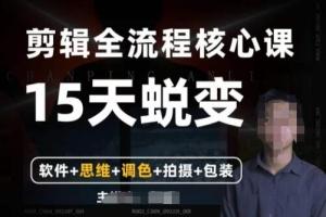 阿晖·全能剪辑高手训练营（剪辑 思维 调色 拍摄 包装5合1）