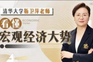 清华大学靳卫萍老师·看懂宏观经济大势（百度网盘）