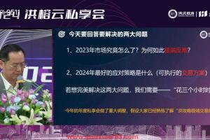 洪榕老师2024私享会视频（5小时 ）