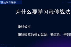 袁博·牛散特训营专栏课（百度网盘）