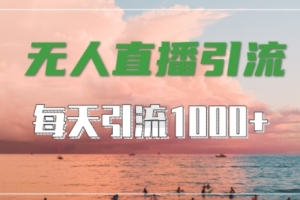 视频号引流法：无人直播快速吸粉1000，助你创业成功