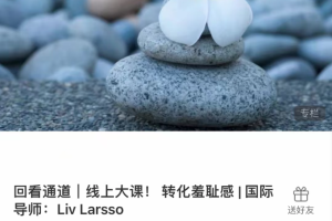 摆脱羞耻感：Liv Larsso的独门秘籍