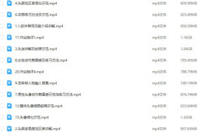 2023年,李富贵的伪厚涂美型人像插画特训班再度开课