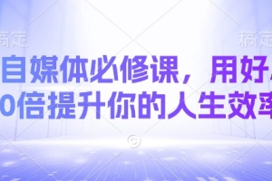 AI自媒体进阶指南：掌握AI技巧，让生活事半功倍