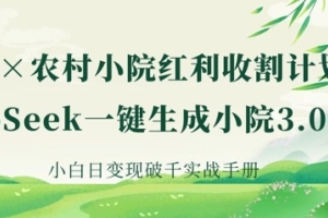 AI 农村小院变现新法：DeepSeek助力小白实现爆款，日收入翻倍【全面解析】