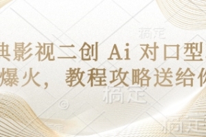 AI技术在影视领域的创新应用，探索对口型玩法的新趋势【全面解析】