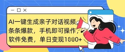 AI神器：轻松制作亲子对话视频，让你的爱永不凋零【详细教程】
