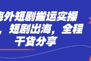 带你探索海外短剧市场，成功搬运短剧的秘诀【实操分享】