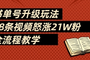 书单号提升秘籍:78个视频引爆21万关注,详细教学全过程【解密】