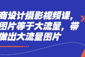 学习电商设计摄影视频课，打造吸引大流量的视觉内容