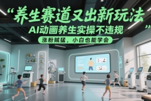 AI动画养生实操引领新风潮，快速涨粉吸引众多关注，轻松学习养生技巧