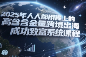 未来通用的跨境创业致富课程：2025年的成功之道