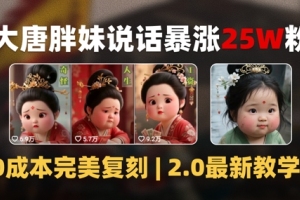 AI大唐胖贵妃2.0：视频粉丝飙升，独家变现攻略曝光【绝密揭秘】