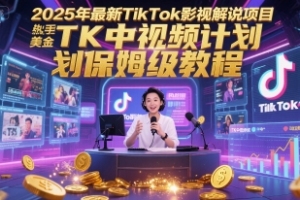 2025年TikTok影视解说项目：轻松赚钱的全新机会，TK视频计划全面指导