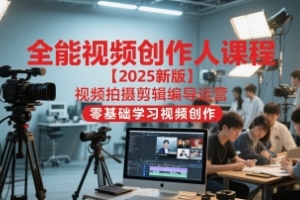 学习视频创作技能，掌握全方位视频制作技巧【2025新版】