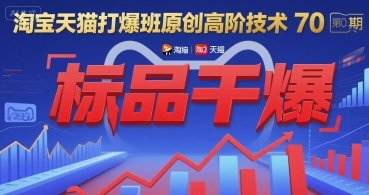 叮当会淘宝天猫打爆班原创高阶技术第70期：热销标品秘籍揭秘
