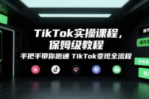 学习倪楠TikTok实操课程,轻松掌握TikTok变现全流程