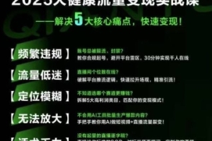 大谦大健康流量全域新增长8.0，三月底线下课视频，大健康万亿蓝海，从类目突围到模式迭代