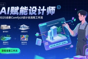 AI赋能设计师，2025全新comfyui设计全流程工作流，室内-建筑-景观-美术，零基础直接上手