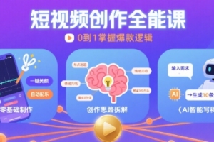学习如何制作引人入胜的短视频和创意文案：鼎极财富短视频创作课程