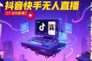 宝子哥·抖音快手无人直播【7-8月新课】独特直播方式:挑战天花板