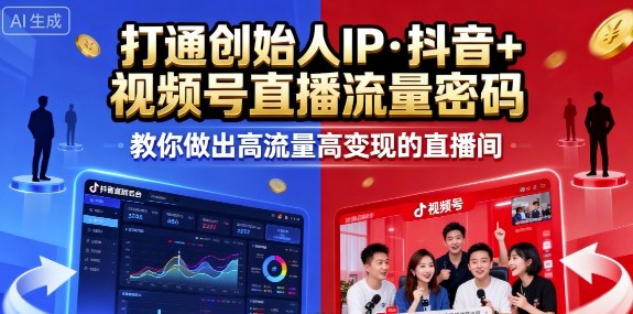 打破传统，掌握直播秘籍：陈晶25年经验，直播课程助你成为流量王