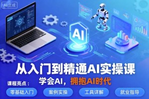 小错老师从入门到精通AI实操课,学会AI,拥抱AI时代